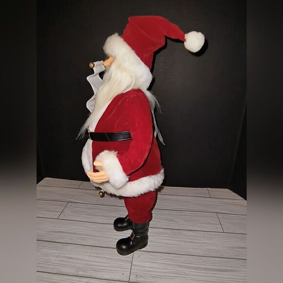 Celebrate It Christmas Holiday Treasured Santa With Good Boys & Girls List Decor - Picture 3 of 11